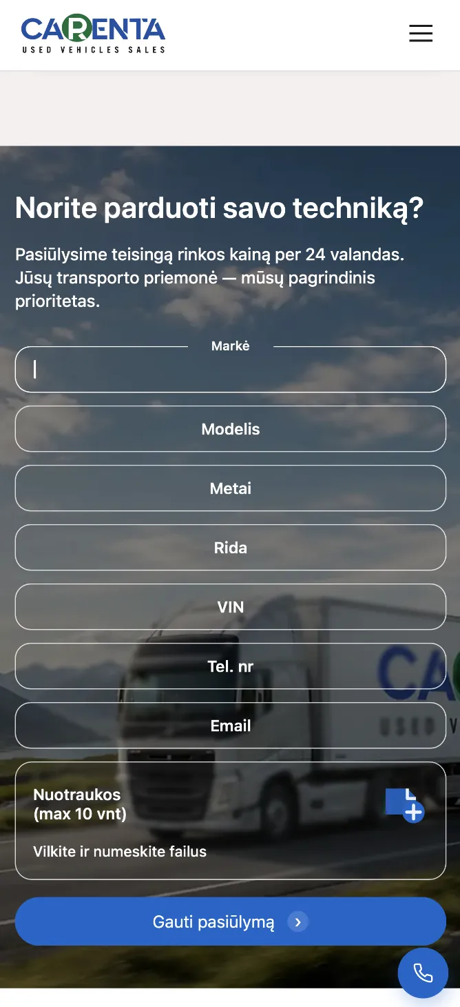 Catalogue on a phone