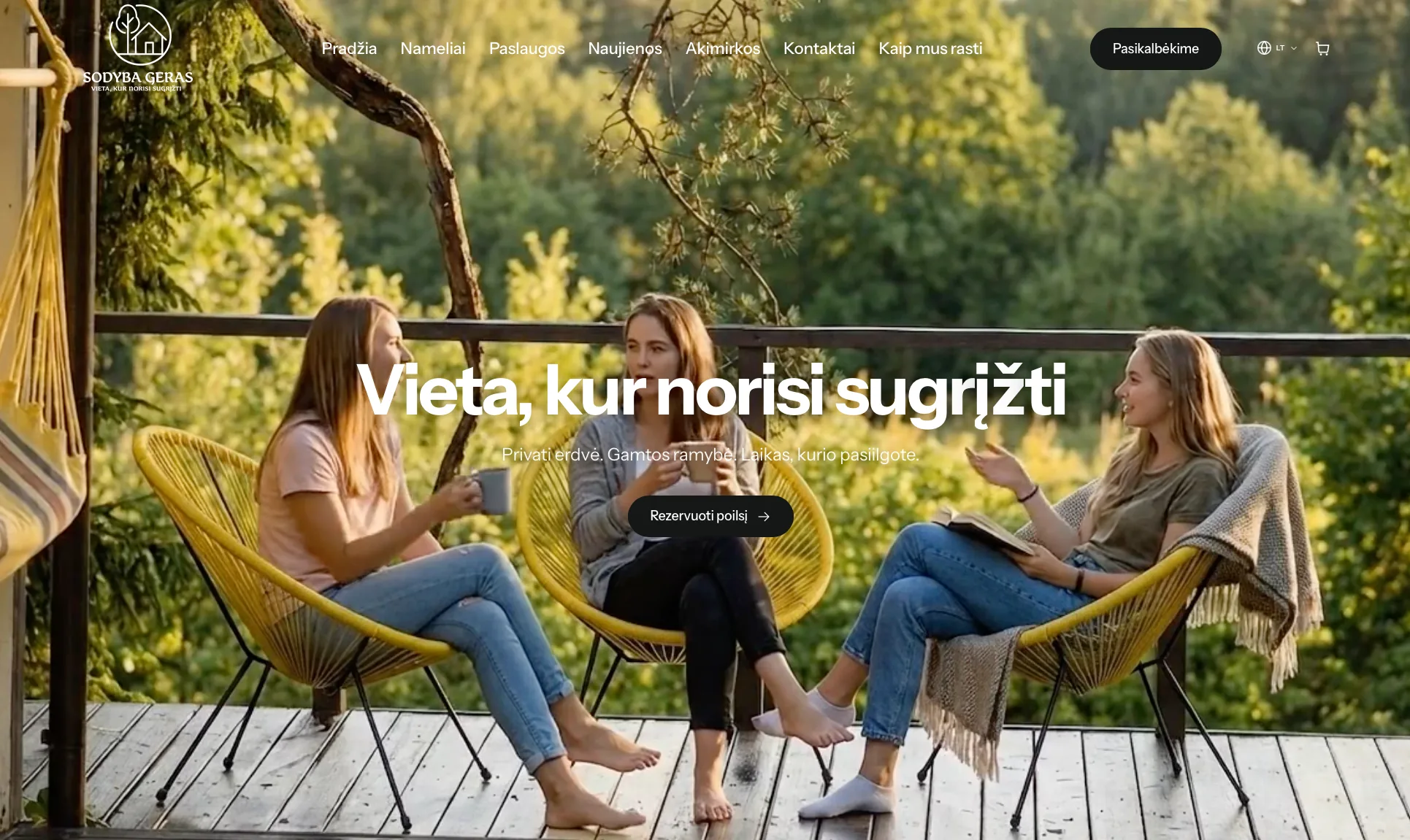 Sodyba Geras pradžios puslapis
